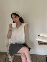 Blusa de verano para mujer, camisa de primavera, blusa para mujer, Blusas largas de gasa, informales, elegantes, Vintage, de manga larga, holgada de gran tamaño, blanca - details 20