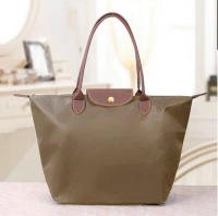 Bolso plegable de nylon con asa superior para mujer，estilo clásico，tamaño 42*27*19CM - details 8