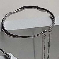 Brazalete con banda para la parte superior del brazo, cadena de metal con perlas, brazo con borla para mujer, pulsera ajustable con joyería - details 4