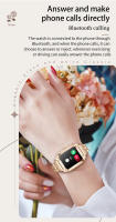 2024 Relojes de lujo de alta gama para mujer Reloj inteligente con llamada Bluetooth Reloj inteligente resistente al agua Monitor de salud de oxígeno y presión arterial Pulsera para mujer para Android iOS, regalos exquisitos para mujer - details 7