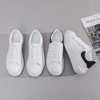 Zapatillas Casuales de Moda para Mujer 2024 Zapatos de Cuero PU de Color Sólido - details 0