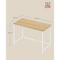 Mesa de Trabajo Pequeña Industrial Ideal para Teletrabajo, Estudio, Dormitorio 60 x 135 x 76cm - details 32