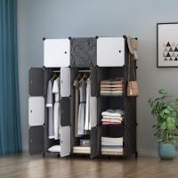 Armario Modular Portátil de 20 Compartimentos Guardarropa para Dormitorio con Barra para Colgar Ropa Compartimentos Más Profundos Aptos para Perchas - details 21