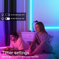 GAHADA Tuya Smart Life Luz LED Neón Tira de Cinta de Signo Neón RGB Impermeable 12V - details 3