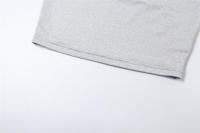 BUNO-Conjunto informal de 2 piezas de gato extraño para mujer, camisola deportiva con cuello Halter y pantalón acampanado, ropa de calle a juego, liso y elástico, sencillo - details 19