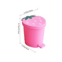 Mini contenedor de basura de sellado con tapa, cubo de basura decorativo Pop-Up de fresa, 1 pieza - details 1