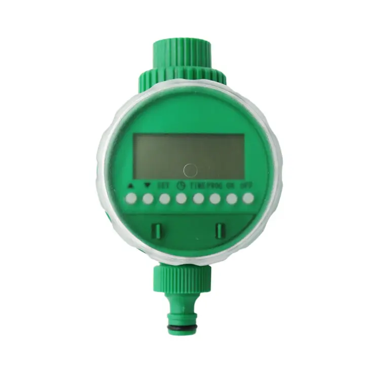 Temporizador de riego automático con pantalla LCD, controlador Digital programable, válvula de Control electrónico para riego de vegetales y plantas de jardín - 1