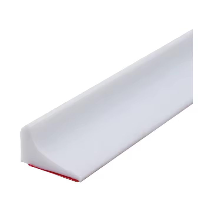 Lavabos de baño, barrera de ducha de silicona de 200CM, autoadhesivo, umbral de desbordamiento, color negro - 1