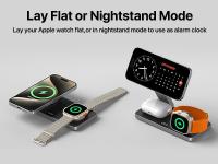 inalámbrico con mag-Safe, estación de Carga iPhone 3 en 1 para Apple Watch, Cargador inalámbrico inductivo Plegable para iPhone - details 6