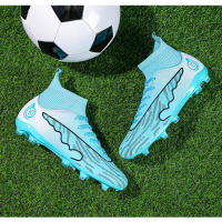Zapatos de fútbol de alta calidad para hombres, botines de fútbol para niños pequeños, zapatillas de entrenamiento de fútbol de cuero, zapatos de tacos de fútbol al aire libre - details 24