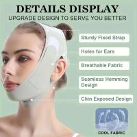 Vende cara adelgazante elástica, mujeres moldeadoras en V, cinturón para levantar mejillas y barbilla, correa reutilizable para adelgazar, herramienta de belleza para masaje facial - details 1