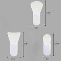 3 uds cepillo de máscara Facial de silicona crema para cara y ojos aplicador de máscara de barro raspador cepillos de limpieza Facial herramientas portátiles de viaje para el cuidado de la piel - details 5