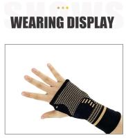 Protector de gimnasio para Crossfit, muñequera deportiva para culturismo, soporte de compresión, vendaje protector de muñeca tejido, 1 ud. - details 8