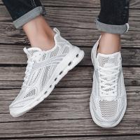 Zapatillas de senderismo para hombre, zapatos para correr, acampar, deportes al aire libre, zapatos transpirables para vadear - details 10