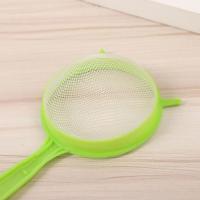 Tamiz de comida con diseño de agujero colgante, colador de cuchara de malla ligera caliente, filtro duradero rojo y verde para el hogar y la cocina - details 7