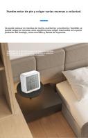 Termómetro Digital Inteligente para Interior, Sensor de Humedad y Temperatura con Bluetooth/WiFi, Compatible con Alexa y Google Home, Pantalla LCD, Monitor Ambiental para Hogar/Oficina, Integración Tuya/Smart Life (Blanco) - details 5