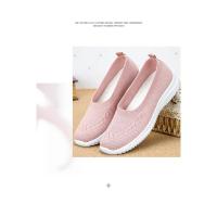 Zapatos de tela de suela suave para mujer, zapatos grandes de malla informales, deportivos, vulcanizados, tacones bajos, nuevos - details 3
