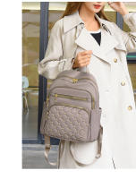 Mochila de moda con remaches para mujer, pequeña mochila de trabajo, bolso de hombro pequeño, mini mochila de viaje para mujer, bolso antirrobo - details 1