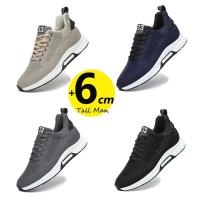 2024 Zapatillas de deporte de talla grande 37-46 para hombre, plantillas con aumento de altura, zapatos con elevador de 6cm, Zapatillas con elevación de talón más alto, zapatos informales para hombre - details 2