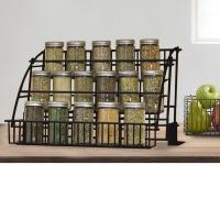Organizador de especias de 3 niveles desmontable para cocina, canasta de respiración, estante para despensa, estante para encimera, organizador de tarros - details 3