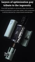 Paraguas plegable automático con luz Led para hombre y mujer, sombrilla grande a prueba de viento, portátil, suministros de viaje al aire libre, 1 unidad - details 2