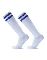 Calcetines de Fútbol a Rayas Blancas y Negras Altura del Tobillo Ideal para Hombres, Niños, Mujeres - details 6