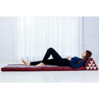 Cómodo Colchón De Suelo con Cojín De Lectura, Futón Japonés, Cama Plegable O Esterilla De Masaje Tailandés, 170 x 53 cm, Azul Claro - details 63