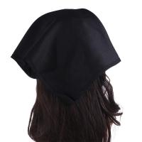 Suministros de cocina, gorro triangular para trabajo de cocina, pegamento de hilo, turbante de trabajo de varios colores, sombrero de camarera de algodón duradero para restaurante - details 11