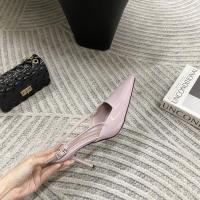 Bolsa de tacón fino puntiagudo sandalias de cabeza de las mujeres usan nuevo trasero francés versátil boca vacía poco profunda zapatos individuales zapatos de mujer - details 28