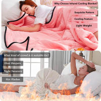 Edredón transpirable fresco de verano, cómoda manta de efecto frío de doble cara para dormitorio y sala de estar - details 5