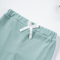 Conjunto De Verano Para Bebé Niña 2024 Shorts Y Camiseta Cómodo Transpirable Ropa De Casa Estilo Casual Sin Mangas Cuello Redondo - details 48
