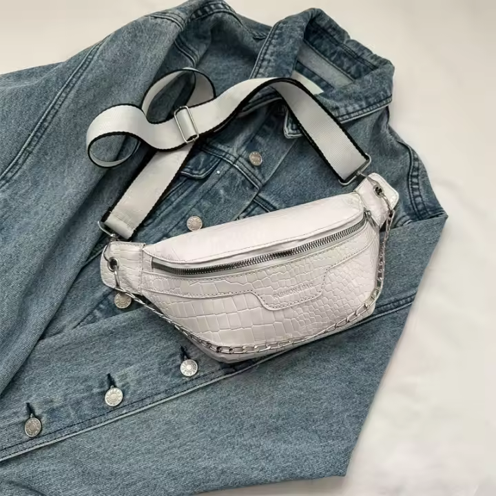 Bolso para mujer y hombre, bolsos impermeables de cuero para hombre, riñoneras para viaje - 1