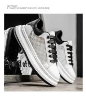 Zapatos zapatos de hombre 2025 verano nueva marca de moda transpirable zapatos deportivos suela gruesa aumentando casual pequeño blanco zapatos de junta - details 12