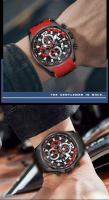 Reloj deportivo de moda para hombre, resistente al agua, de cuarzo, con esfera grande y luminosa. - details 10