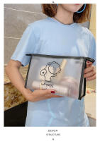 Bolsa de maquillaje portátil para viajes, gran capacidad, alta estética, estilo coreano moderno, impermeable, adecuada para estudiantes - details 20