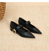 Nuevo Xiaoxiangfeng, hebilla de una palabra, tacón único puntiagudo, zapatos individuales, zapatos Lizhen - details 28