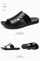 Zapatillas de Moda para Hombre Únicas, Resistentes al Desgaste, Antideslizantes, Estilo Coreano, Ropa Informal Versátil de Fondo Suave - details 24