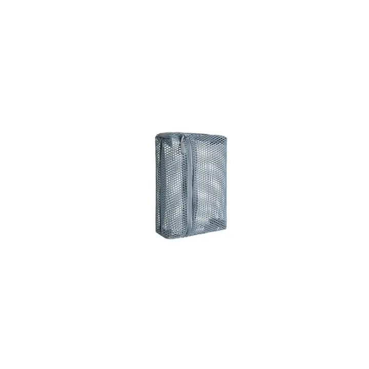 Bolsa de maquillaje de malla con cremallera informal, bolsa de lavado transparente, bolsa organizadora de cosméticos de malla, bolsa de almacenamiento para lápiz labial, bolsa de aseo Unisex - 1