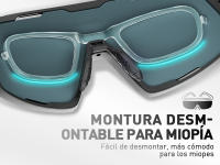 SCVCN Gafas de Sol Deportivas para Ciclismo Protección UV Lente Ajustable Ligera Marca Polarcarbono - details 5