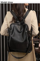 Bolso de hombro para mujer, versión coreana, versátil, a la moda, mochila de cuero PU suave de gran capacidad, doble uso - details 4