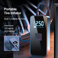 Bomba de Aire de Compresión Portátil Inalámbrica para Neumáticos de Coche 12V con Salida LED USB para Bicicletas Moto Bolas Normalidad de Artículos Peligrosos Batería Incluida  - details 9