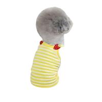 Ropa dulce para perros, chaleco rosa y amarillo para cachorros y niñas, ropa con capucha sin mangas de verano, camiseta informal para mascotas, suministros para mascotas pequeñas - details 0