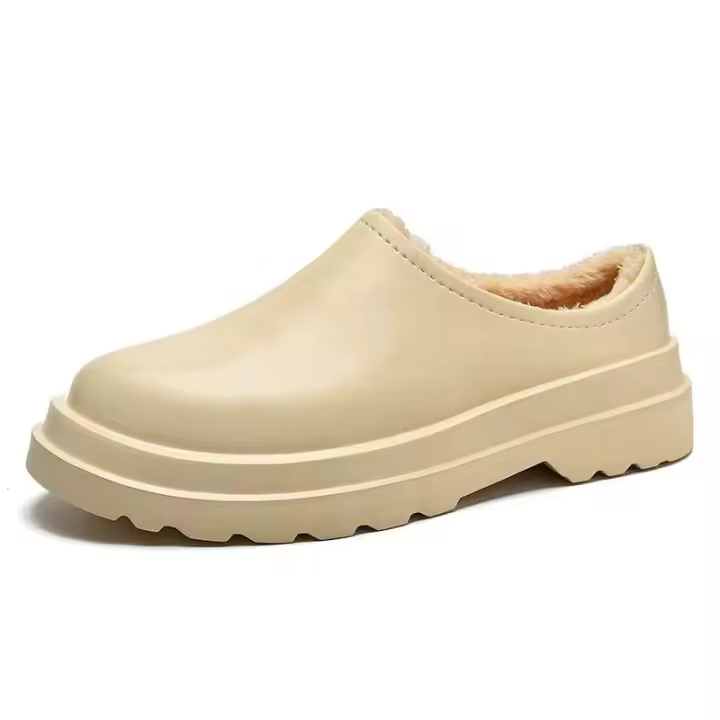 Nuevos zapatos de invierno de felpa informales Oxford antideslizantes Sepatu de piel gruesa de talla 46 para hombre Eva Jinjiang - 1