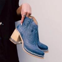 Botas de tacón alto para mujer, zapatos a la moda, botas martin, zapatos de tacón alto para mujer - details 3