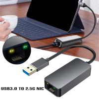 2500Mbps Ethernet a RJ45 2,5G USB 3,0 convertidor adaptador con cable de Red LAN Hub para PC portátil-Tipo C - details 4
