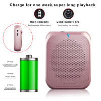 Amplificador de voz, auriculares con micrófono, sistema de PA recargable, altavoz para reuniones en el aula, promociones - details 4