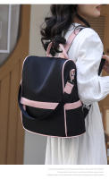 Mochila ligera informal para mujer, mochila de viaje antirrobo, Mochila pequeña de moda simple, mochila de nailon impermeable - details 4