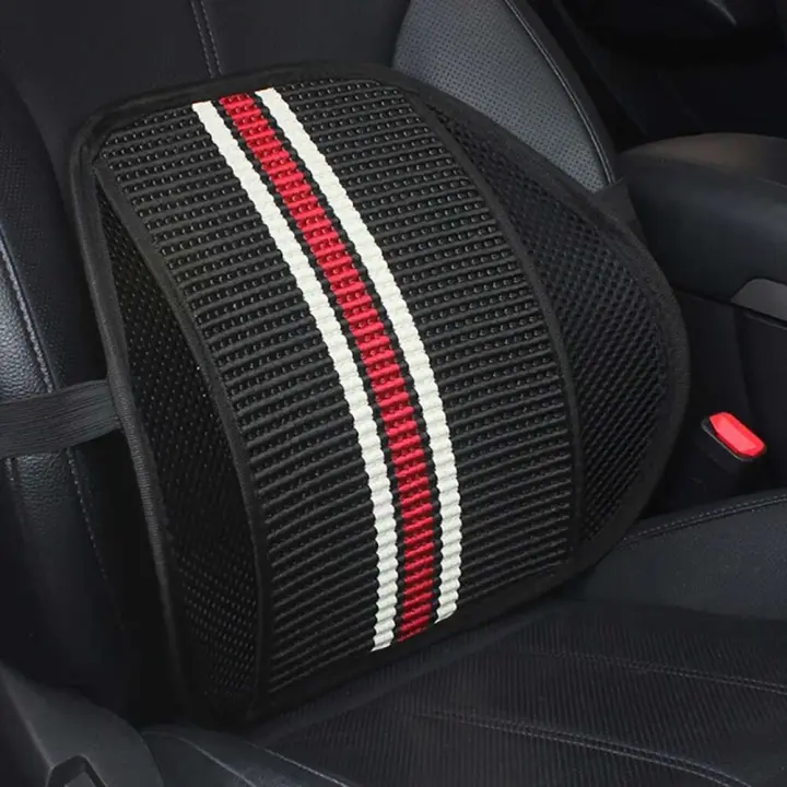 Cojín para coche, soporte lumbar trasero, asiento de coche de malla, silla de oficina en casa con pelo calentado, silla Chushion - 1
