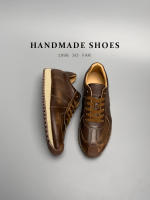 Zapatillas Deportivas de Cuero de Vaca de Alta Gama Calzado Casual para Hombres - details 13