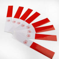 Cinta reflectante autoadhesiva impermeable para coche, Reflector de remolque para camión, buzón, 10 piezas - details 1
